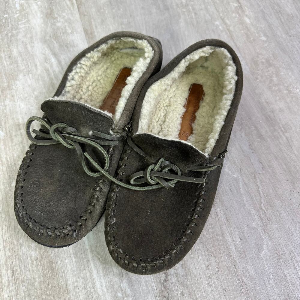 Isabel Marant Sherpa Lined Slippers Loafers Size 36